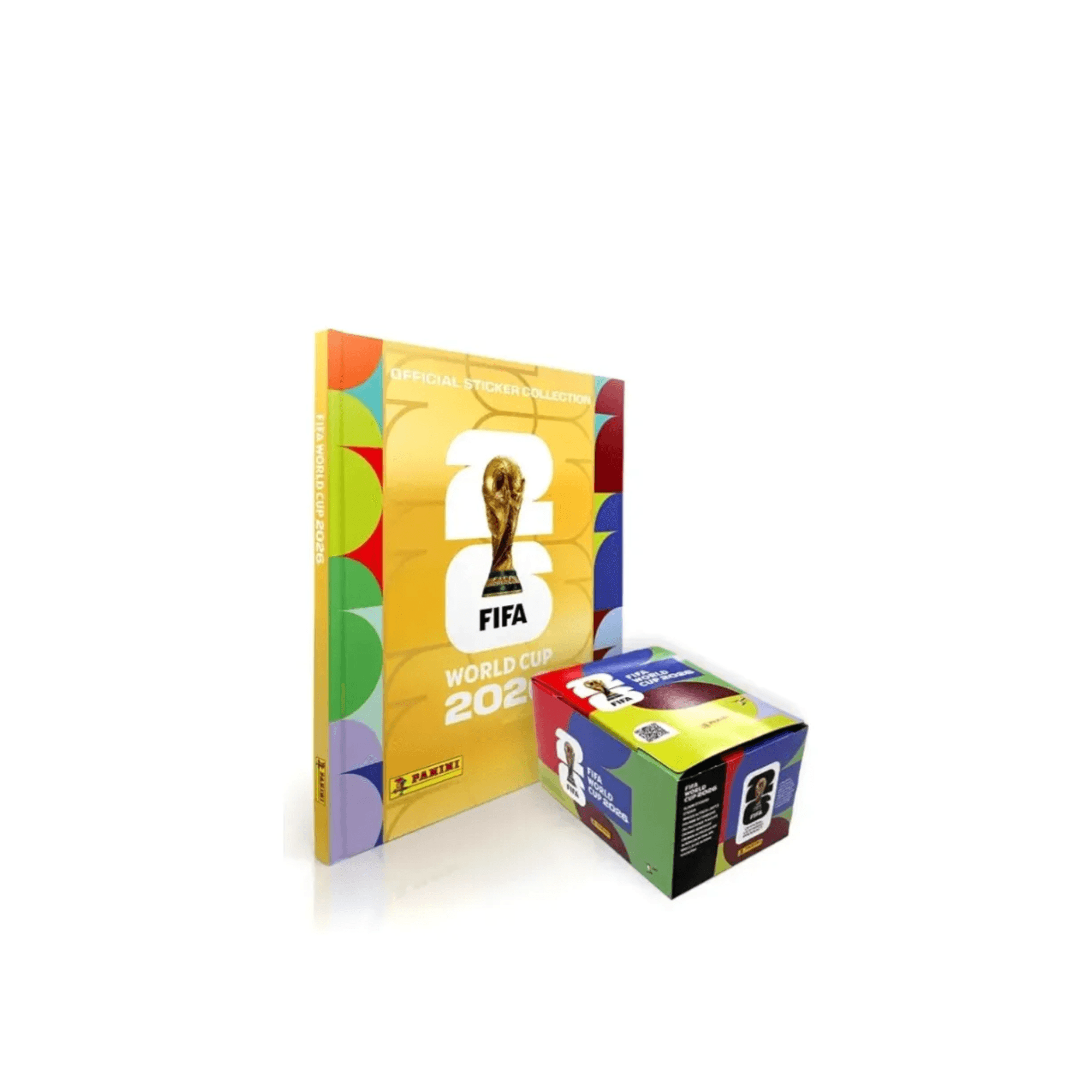 Álbum Gold FIFA World Cup 2026 Tapa Dura + Caja Completa 104 Sobres