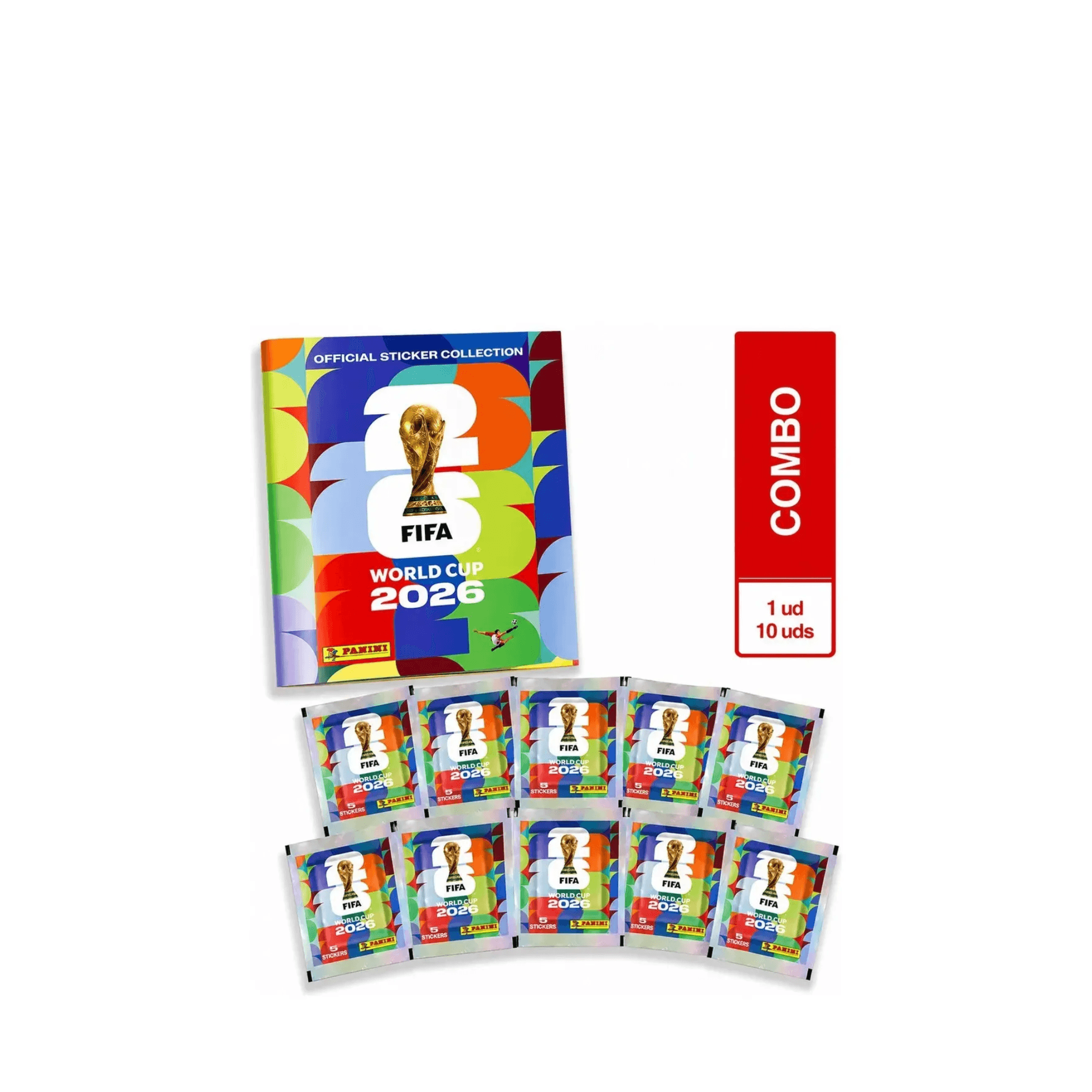 Álbum Mundial FIFA 2026 + 10 Sobres de Figuritas Panini