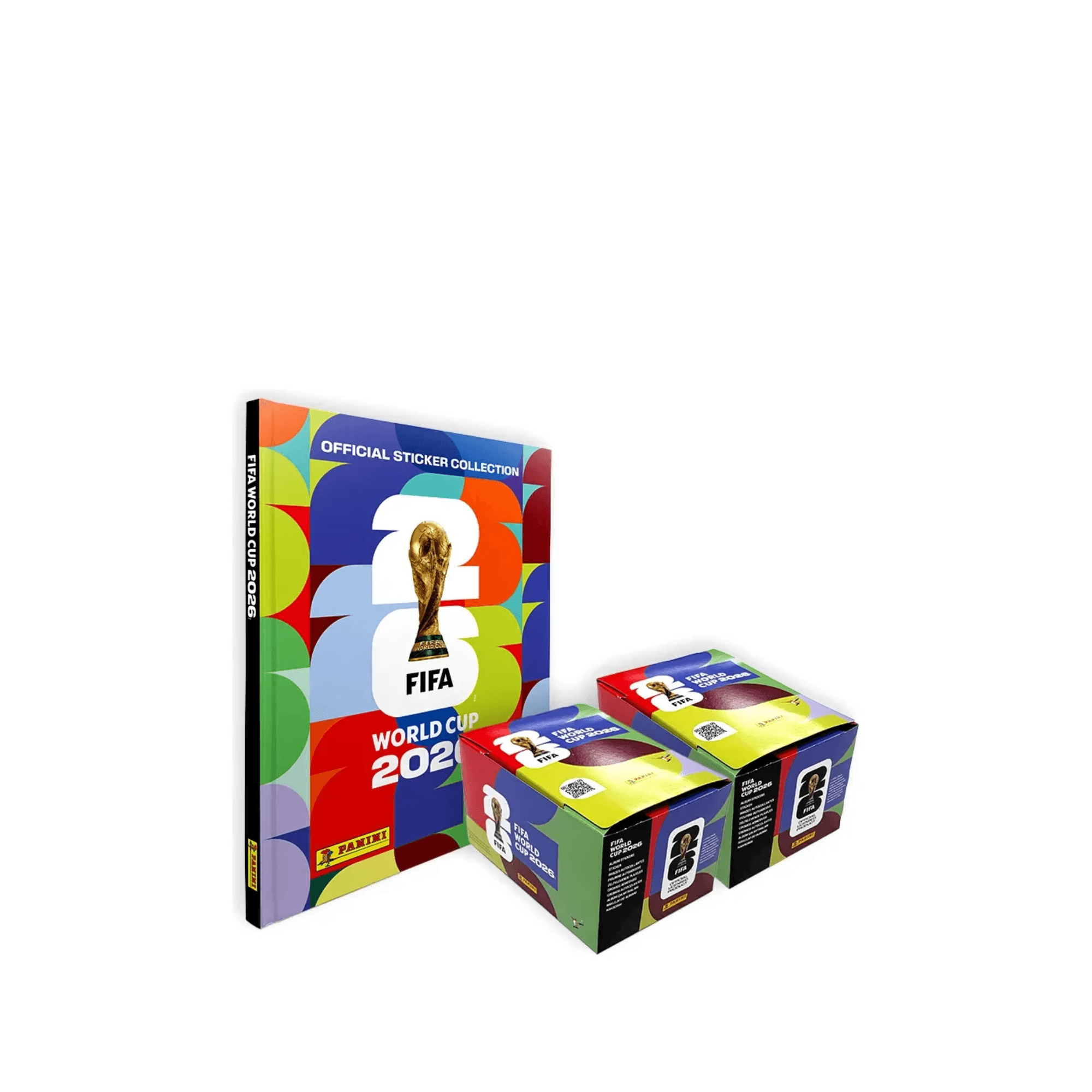 Álbum Panini FIFA World Cup 2026 Tapa Dura + 2 Cajas Completas 208 Sobres