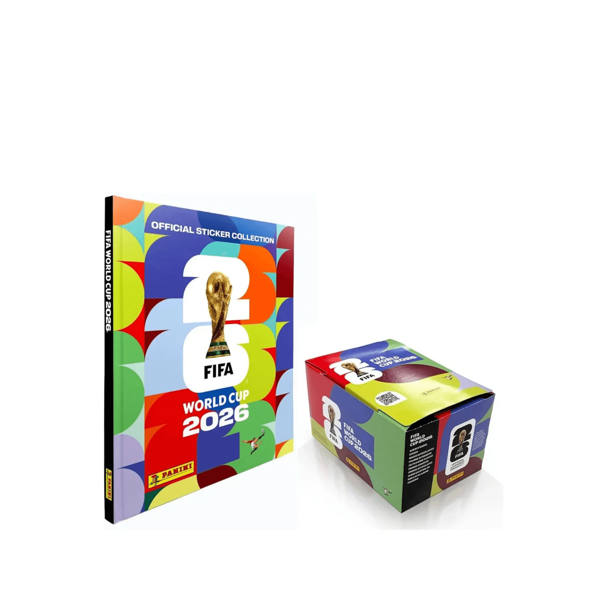 Álbum Panini FIFA World Cup 2026 Tapa Dura + Caja Completa 104 Sobres